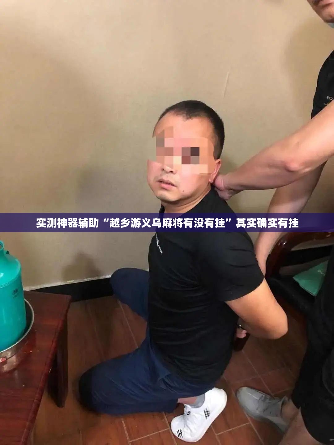 实测神器辅助“越乡游义乌麻将有没有挂”其实确实有挂