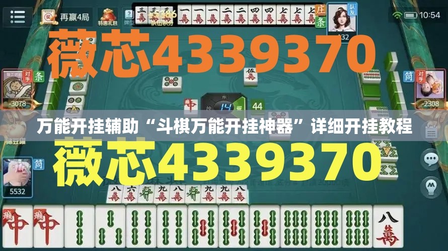 万能开挂辅助“斗棋万能开挂神器”详细开挂教程