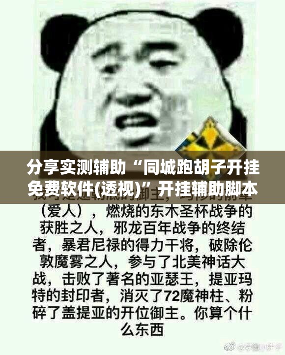 分享实测辅助“同城跑胡子开挂免费软件(透视)	”开挂辅助脚本+详细开挂安装教程