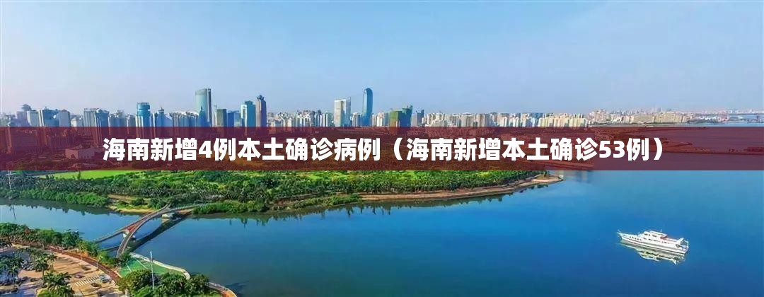 海南新增4例本土确诊病例（海南新增本土确诊53例）