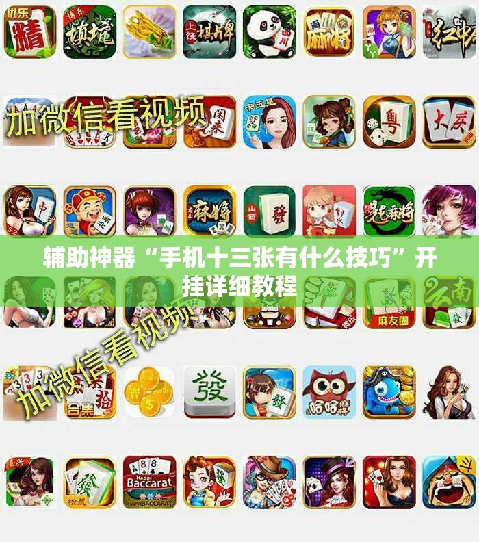 辅助神器“手机十三张有什么技巧”开挂详细教程