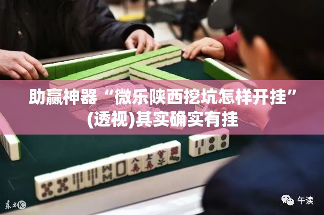 助赢神器“微乐陕西挖坑怎样开挂	”(透视)其实确实有挂
