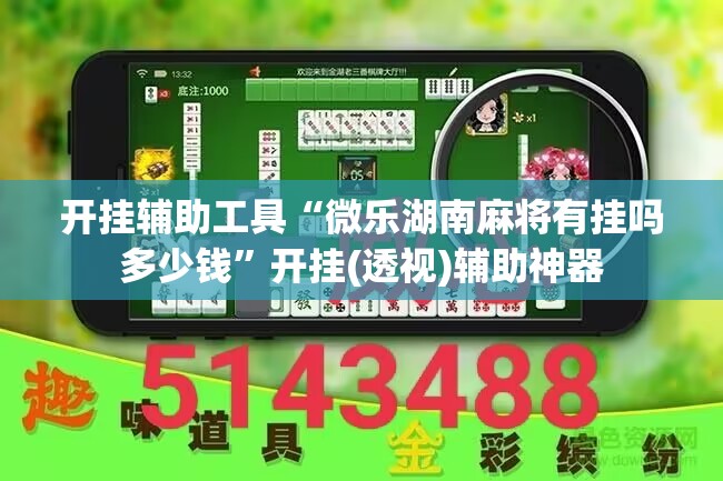 开挂辅助工具“微乐湖南麻将有挂吗多少钱	”开挂(透视)辅助神器