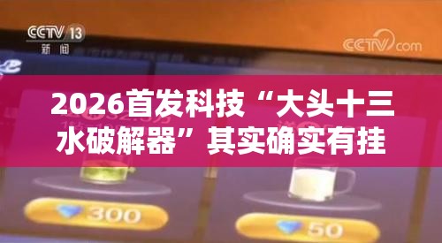 2026首发科技“大头十三水破解器	”其实确实有挂