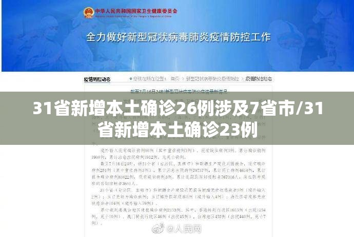 31省新增本土确诊26例涉及7省市/31省新增本土确诊23例 31省新增本土确诊26例涉及7省市/31省新增本土确诊23例