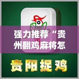 强力推荐“贵州翻鸡麻将怎么开挂”(透视)其实确实有挂
