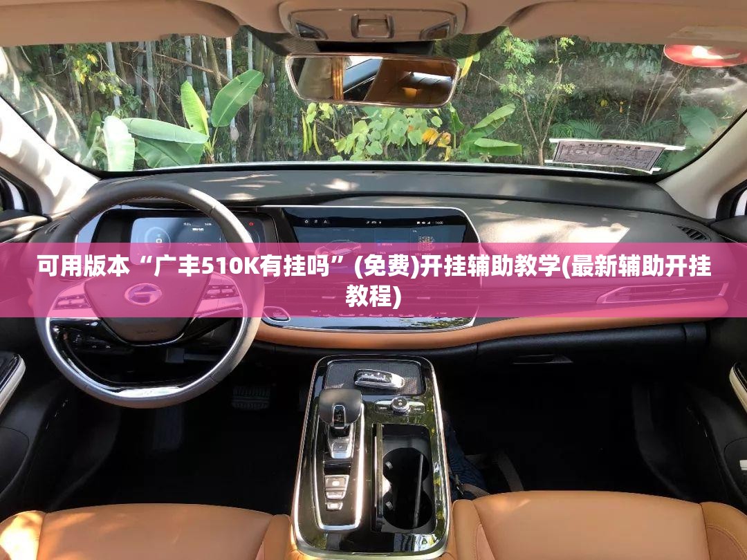 可用版本“广丰510K有挂吗”(免费)开挂辅助教学(最新辅助开挂教程)