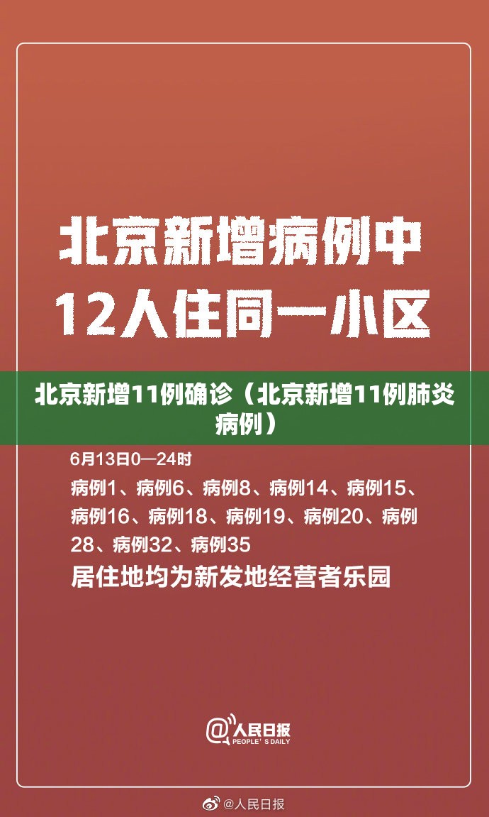 北京新增11例确诊(北京新增11例肺炎病例) 北京新增11例确诊(北京新增11例肺炎病例)