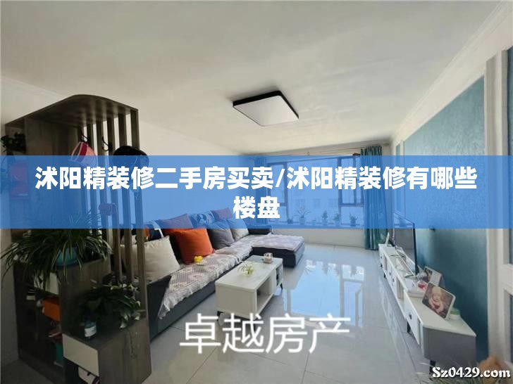沭阳精装修二手房买卖/沭阳精装修有哪些楼盘