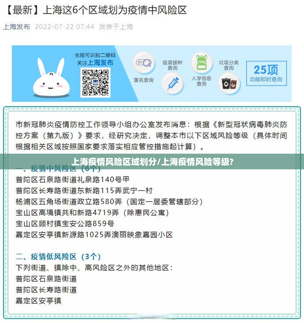 上海疫情风险区域划分/上海疫情风险等级? 上海疫情风险区域划分/上海疫情风险等级?