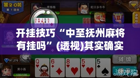 开挂技巧“中至抚州麻将有挂吗”(透视)其实确实有挂