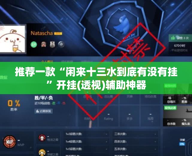 推荐一款“闲来十三水到底有没有挂	”开挂(透视)辅助神器