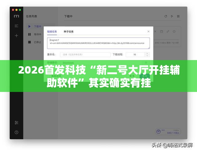 2026首发科技“新二号大厅开挂辅助软件”其实确实有挂