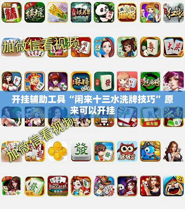 开挂辅助工具“闲来十三水洗牌技巧”原来可以开挂