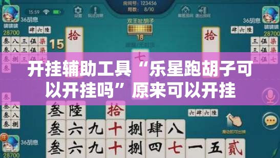 开挂辅助工具“乐星跑胡子可以开挂吗	”原来可以开挂
