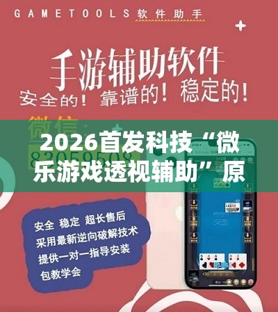 2026首发科技“微乐游戏透视辅助”原来可以开挂