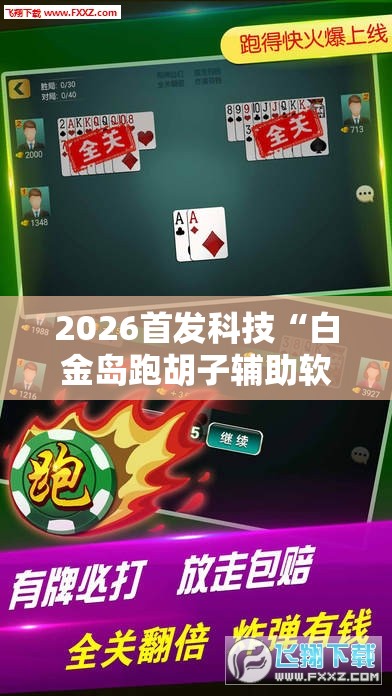 2026首发科技“白金岛跑胡子辅助软件”科技辅助神器手机版