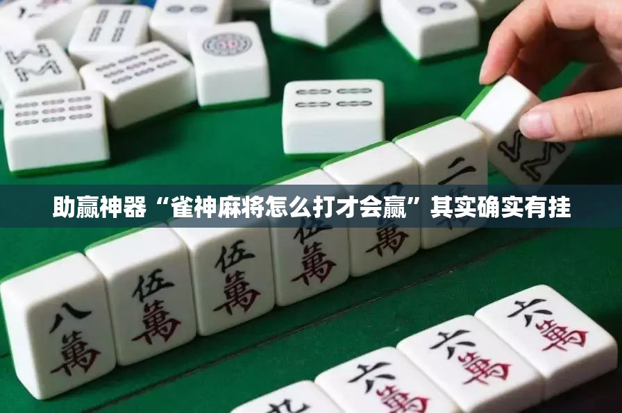 助赢神器“雀神麻将怎么打才会赢”其实确实有挂