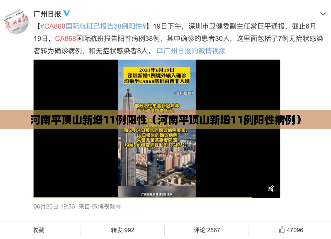 河南平顶山新增11例阳性(河南平顶山新增11例阳性病例) 河南平顶山新增11例阳性(河南平顶山新增11例阳性病例)
