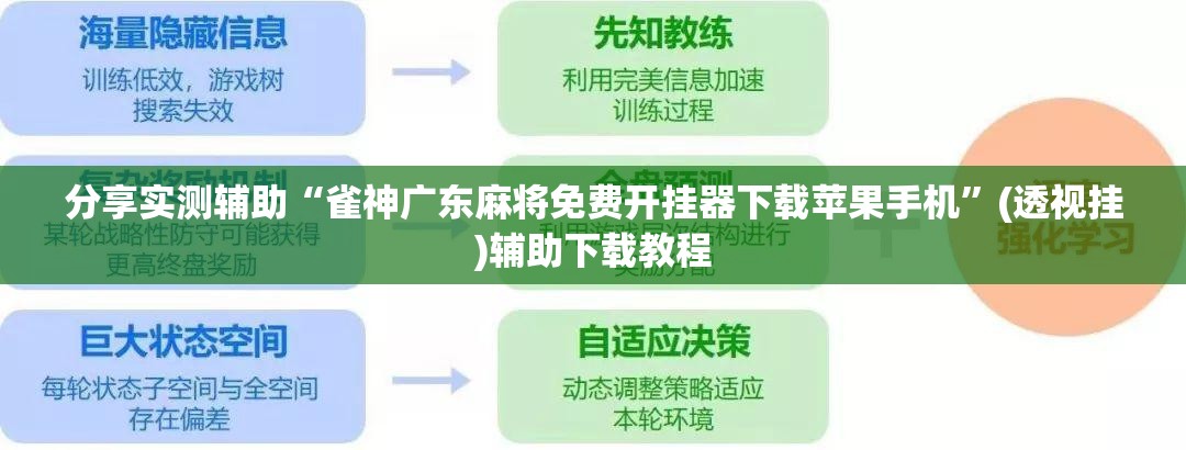 分享实测辅助“雀神广东麻将免费开挂器下载苹果手机”(透视挂)辅助下载教程