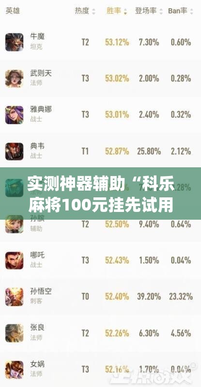 实测神器辅助“科乐麻将100元挂先试用(透视)	”开挂辅助脚本+详细开挂安装教程