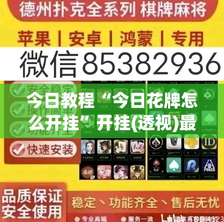 今日教程“今日花牌怎么开挂	”开挂(透视)最新辅助详细