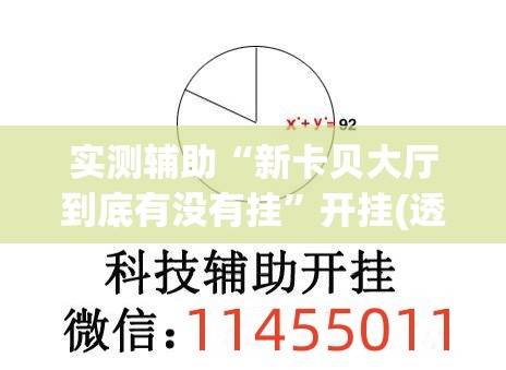 实测辅助“新卡贝大厅到底有没有挂	”开挂(透视)辅助神器