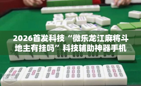 2026首发科技“微乐龙江麻将斗地主有挂吗”科技辅助神器手机版