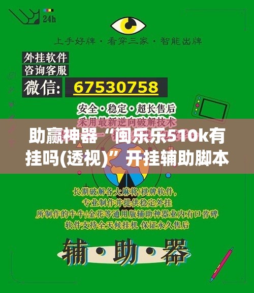 助赢神器“闽乐乐510k有挂吗(透视)”开挂辅助脚本+详细开挂安装教程