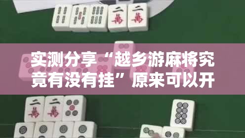 实测分享“越乡游麻将究竟有没有挂”原来可以开挂