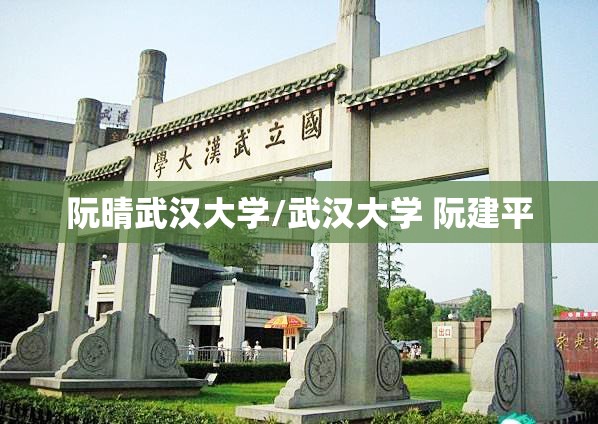 阮晴武汉大学/武汉大学 阮建平 阮晴武汉大学/武汉大学 阮建平