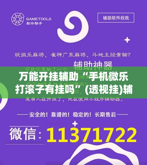 万能开挂辅助“手机微乐打滚子有挂吗”(透视挂)辅助下载教程