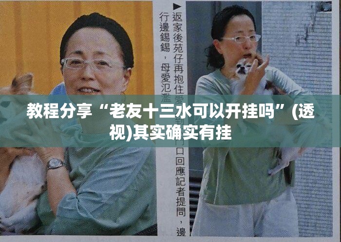教程分享“老友十三水可以开挂吗	”(透视)其实确实有挂
