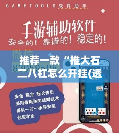 推荐一款“推大石二八杠怎么开挂(透视)	”开挂辅助脚本+详细开挂安装教程