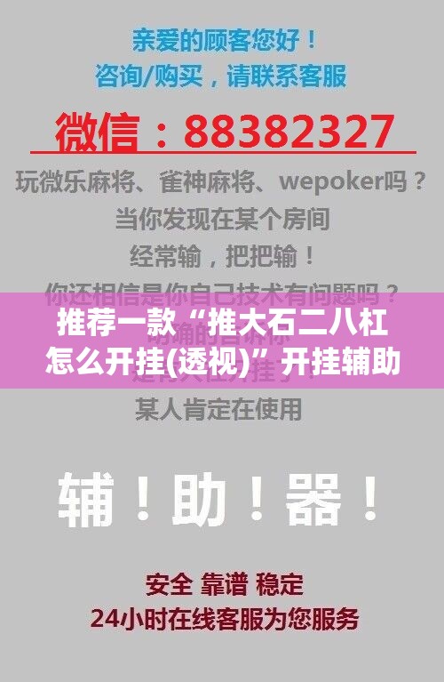 推荐一款“推大石二八杠怎么开挂(透视)”开挂辅助脚本+详细开挂安装教程