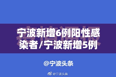 宁波新增6例阳性感染者/宁波新增5例