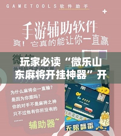 玩家必读“微乐山东麻将开挂神器	”开挂辅助脚本+详细开挂安装教程