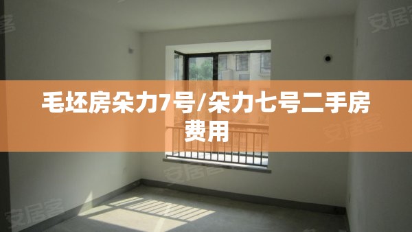 毛坯房朵力7号/朵力七号二手房费用 毛坯房朵力7号/朵力七号二手房费用