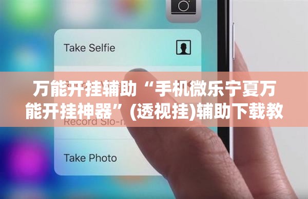万能开挂辅助“手机微乐宁夏万能开挂神器”(透视挂)辅助下载教程