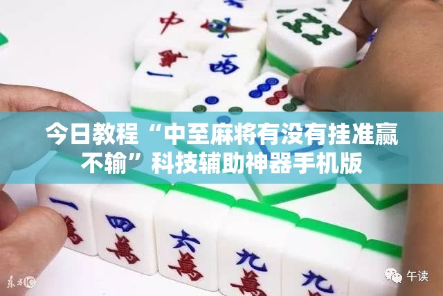 今日教程“中至麻将有没有挂准赢不输”科技辅助神器手机版