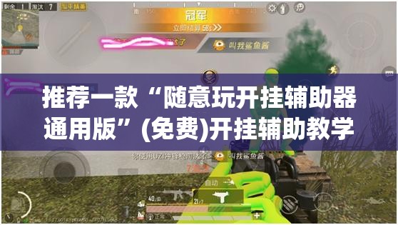 推荐一款“随意玩开挂辅助器通用版”(免费)开挂辅助教学(最新辅助开挂教程)