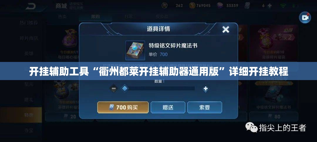 开挂辅助工具“衢州都莱开挂辅助器通用版”详细开挂教程