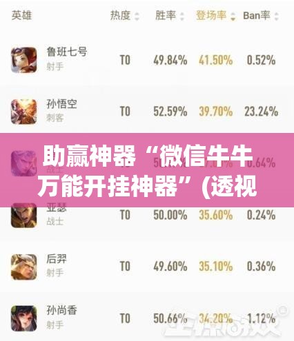助赢神器“微信牛牛万能开挂神器”(透视挂)辅助下载教程