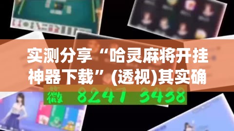 实测分享“哈灵麻将开挂神器下载”(透视)其实确实有挂