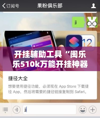 开挂辅助工具“闽乐乐510k万能开挂神器”细辅助教程分享