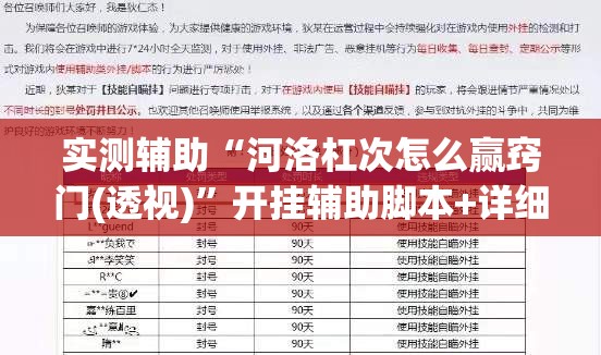 实测辅助“河洛杠次怎么赢窍门(透视)	”开挂辅助脚本+详细开挂安装教程