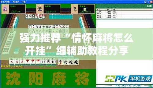 强力推荐“情怀麻将怎么开挂”细辅助教程分享