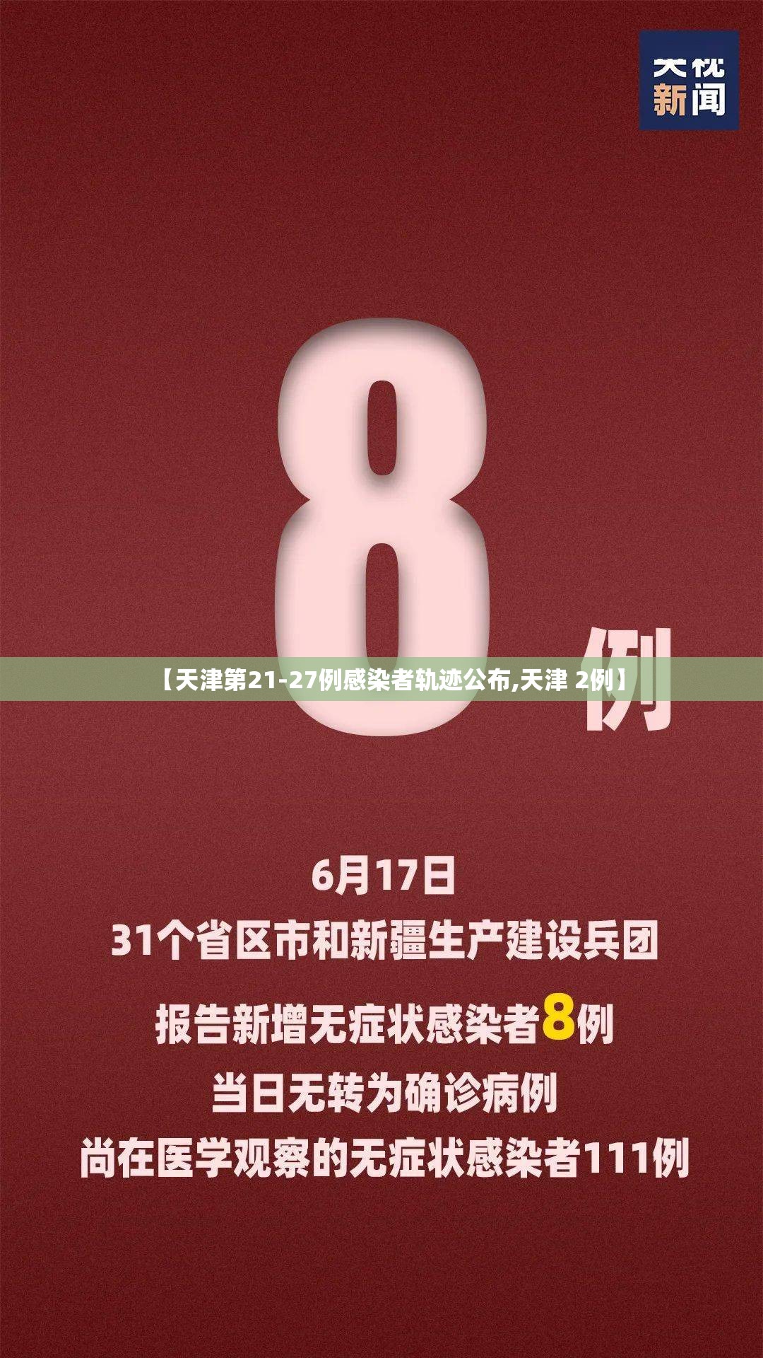 【天津第21-27例感染者轨迹公布,天津 2例】 【天津第21-27例感染者轨迹公布,天津 2例】