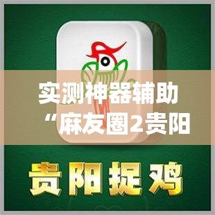 实测神器辅助“麻友圈2贵阳捉鸡怎么开挂”(辅助神器)开挂详细教程