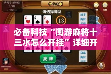 必备科技“闽游麻将十三水怎么开挂”详细开挂教程